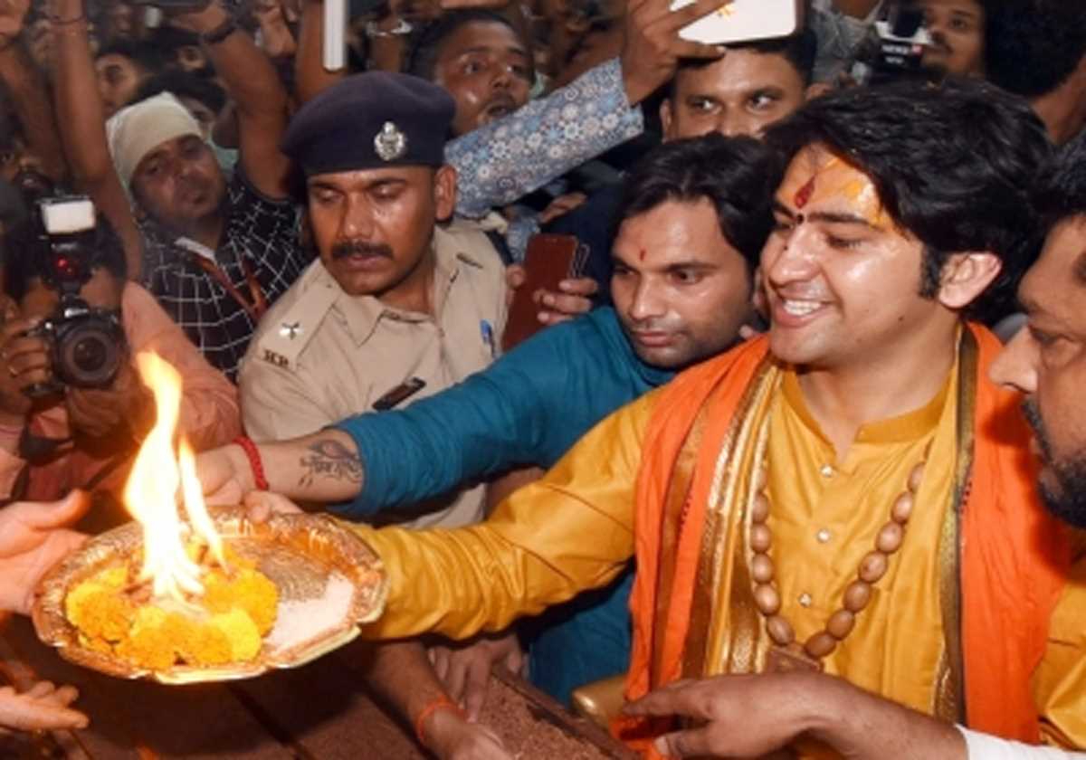 हिंदू राष्ट्र का संकल्प बिहार से पूरा होता दिख रहा : धीरेंद्र शास्त्री